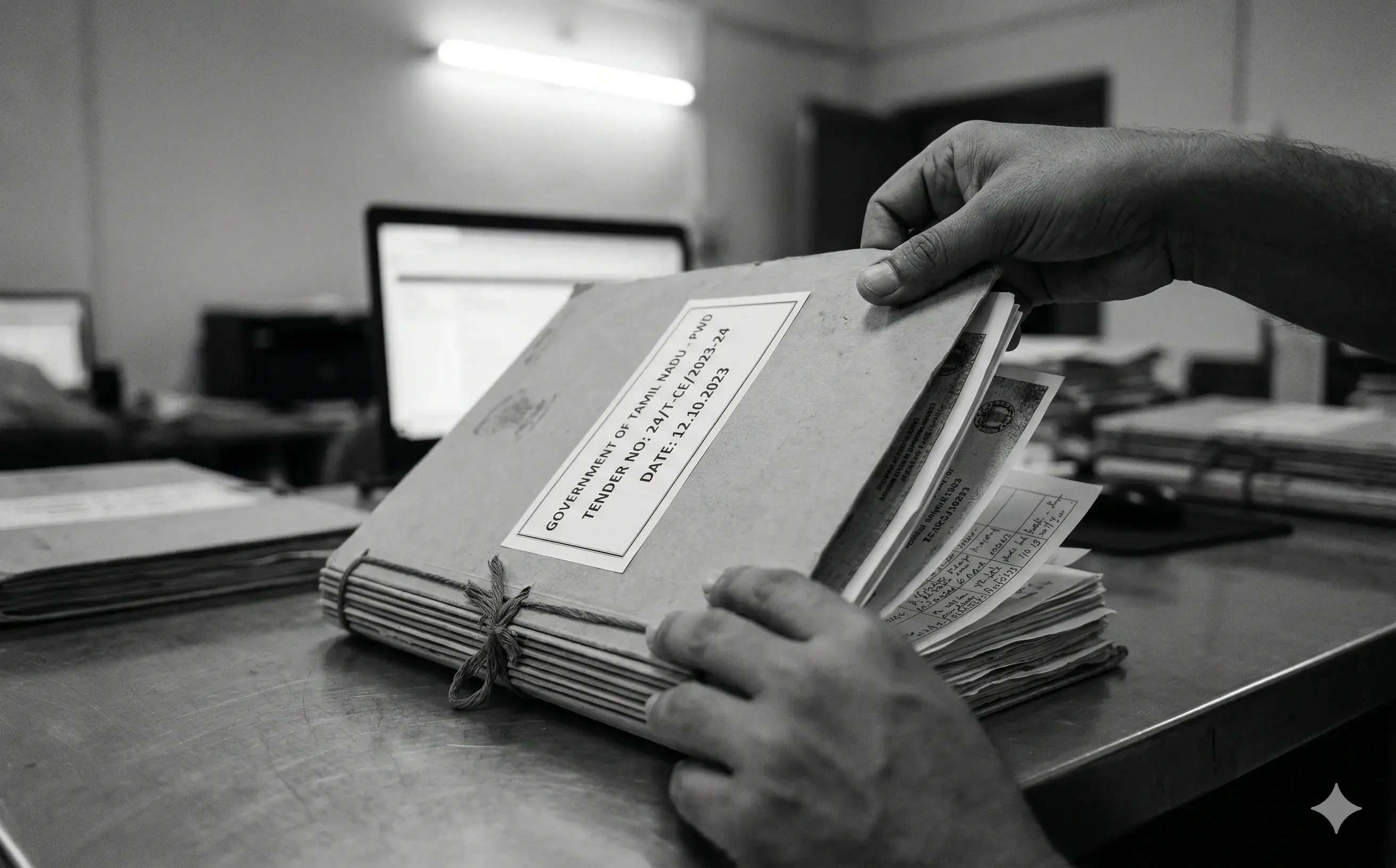 Documents being uploaded into the Tender Intelligence workspace